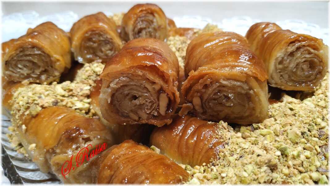 mpaklavadakia Σπιτικά μπακλαβαδάκια με καρύδια...