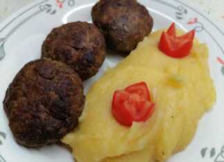 Μπιφτέκια και πουρές με κολοκύθι