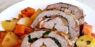 Γεμιστό μπον φιλέ στο φούρνο