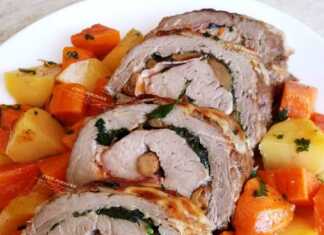 Γεμιστό μπον φιλέ στο φούρνο