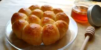 Μαλακά ψωμάκια τυριού με μέλι