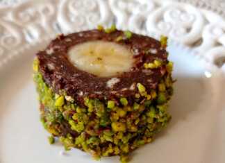 Γλυκό σαλάμι με μπανάνα