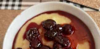 Κρέμα με Σιμιγδάλι γάλα και μαρμελάδα