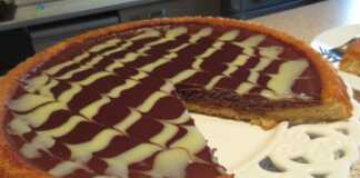 Τάρτα με γκανάς σοκολάτας