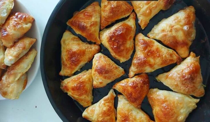 Τυροπιτάκια χωρίς μαγιά