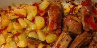 Χοιρινά Παιδάκια με πατάτες