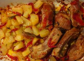 Χοιρινά Παιδάκια με πατάτες