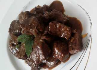 Μοσχαράκι με κόκκινο κρασί