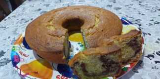 Κεικ με κακάο και γιαούρτι