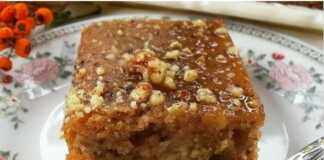 Mακεδονικό κέικ με καρύδια