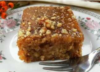 Mακεδονικό κέικ με καρύδια