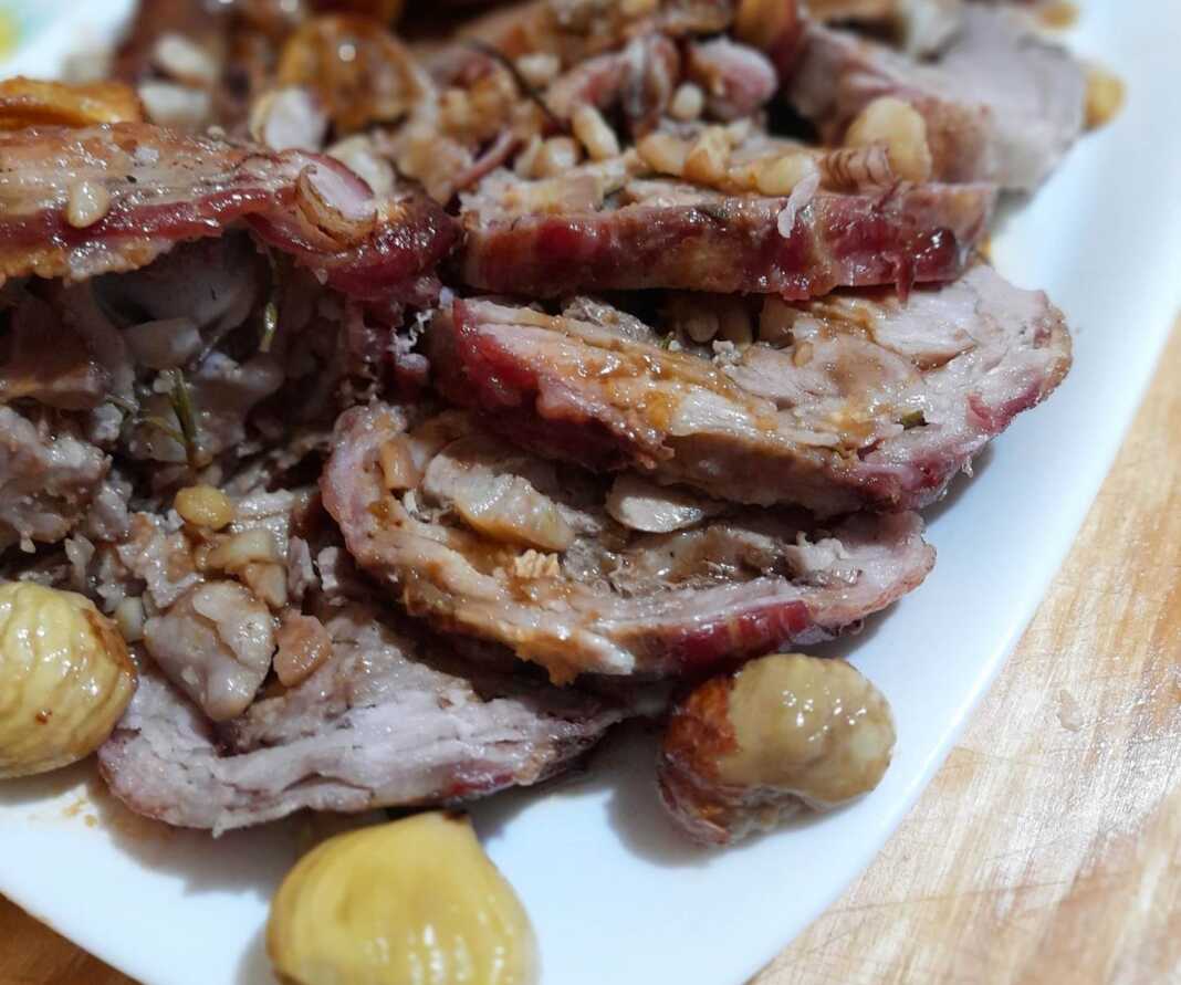 MpoutiArnisio Μπούτι αρνίσιο, με κάστανα