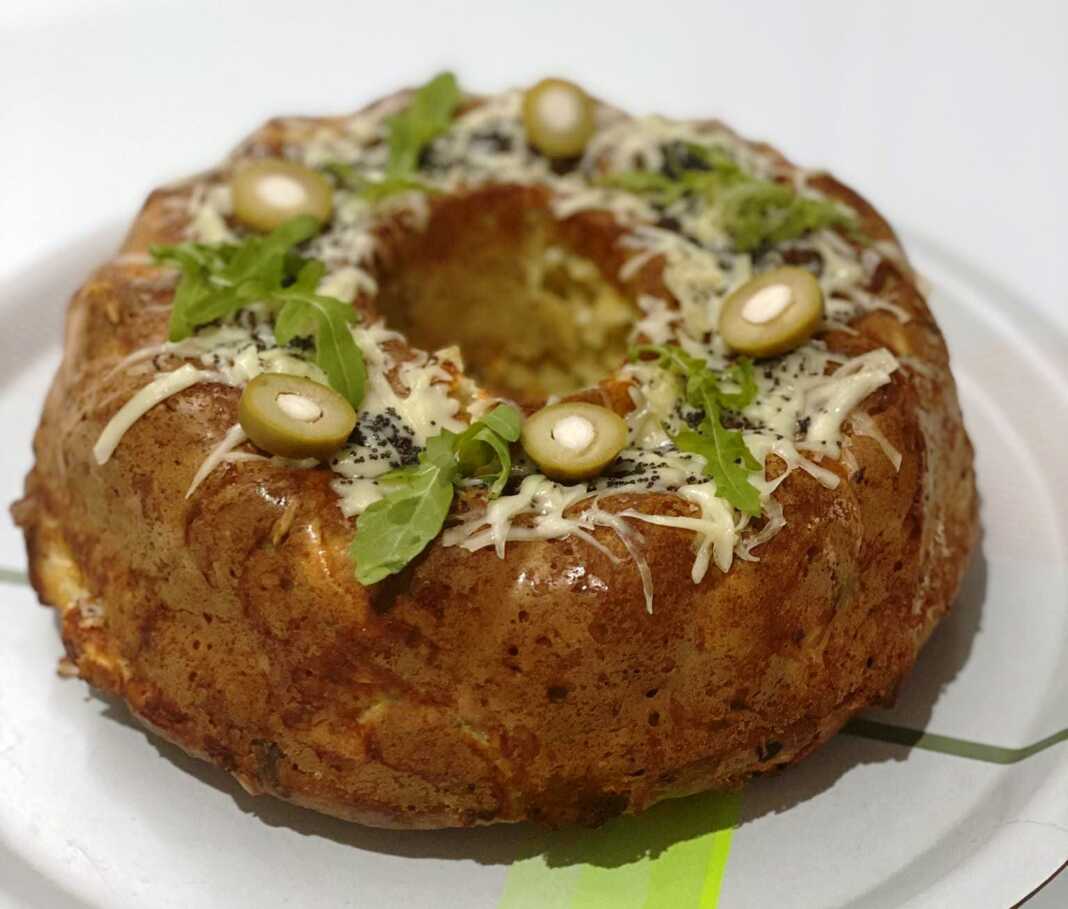 Αλμυρό κέικ με τυρί και Σπόρους