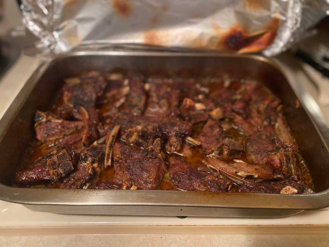 arnisiesMprizoles Αρνίσιες μπριζόλες στο φούρνο