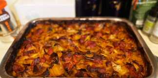 Xοιρινό με πράσο.