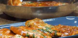 Κοτόπουλο με σάλτσα μανιτάρια