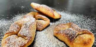 Κουλουράκια με ζάχαρη και κανέλα