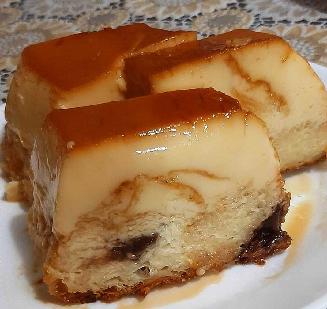 Κρέμα καραμελέ με κρουασάν