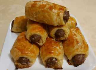 Λουκάνικα σφολιάτας