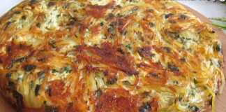 Πατατόπιτα με κίτρινο