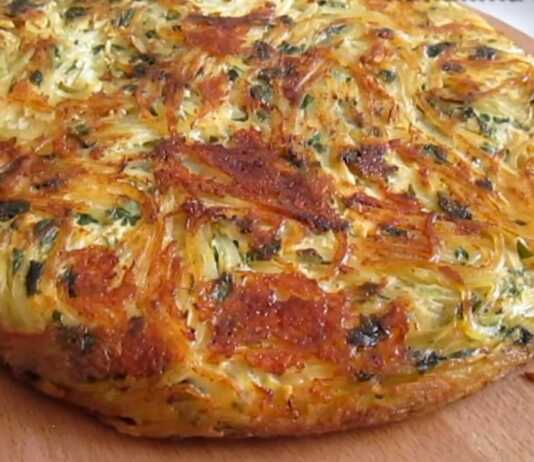 Πατατόπιτα με κίτρινο