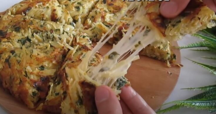 Πατατόπιτα στο Τηγάνι με Τσένταρ