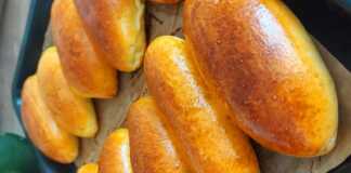 Ψωμάκια φούρνου με γέμιση μαρμελάδας μήλου