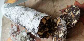 Σαλάμι Σοκολάτας με Φουντουκια