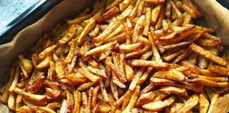 Τραγανές πατάτες με μπαχαρικά στο φούρνο