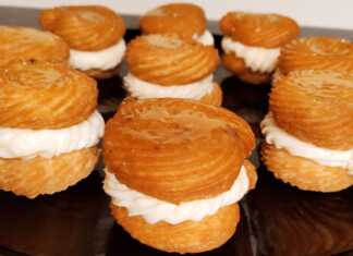 Τουλούμπες με κρέμα