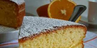 Κέικ Πορτοκαλιού με κρέμα