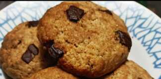 Χειροποίητα μπισκότα μαύρης σοκολάτας