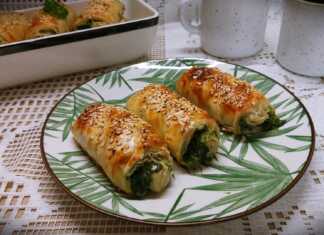 Μπουρεκάκια τραγανά με σπανάκι