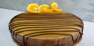 Τούρτα Σοκολάτα με πορτοκάλι