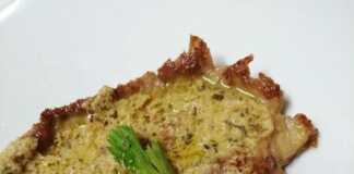 Μοσχαρίσιο εσκαλοπ με σάλτσα μουστάρδας