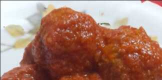 Κεφτεδάκια με σάλτσα