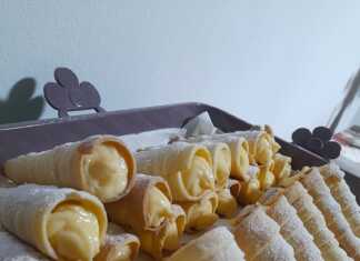 Κορνεδάκια με κρέμα Patisiere