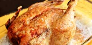 Κοτόπουλο ψητό σε αλάτι