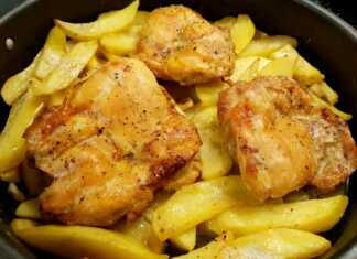 Κοτόπουλο με μπύρα και πατάτες