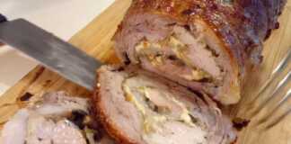 Ρολό Χοιρινό με μανιτάρια