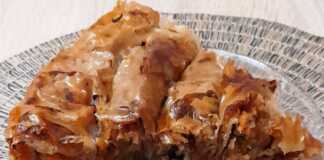 Κολοκυθόπιτα ρολό σιροπιαστή