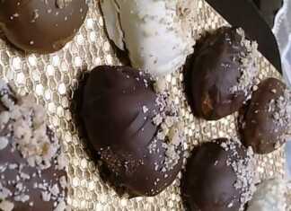 μελομακάρονα με σοκολάτα