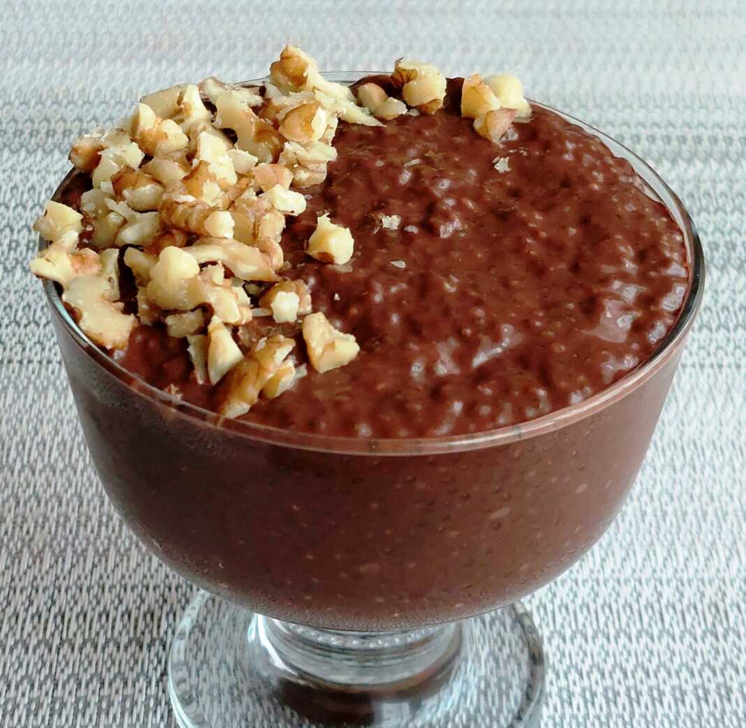 Πουτίγκα σοκολάτας με chia!