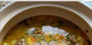 Κεφτεδάκια σε σούπα με μπαχαρικά