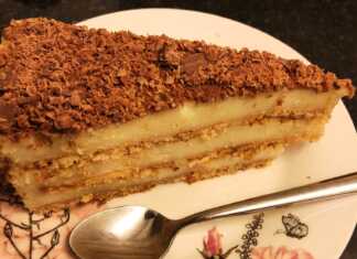 Κέικ Μπισκότων με κρέμα