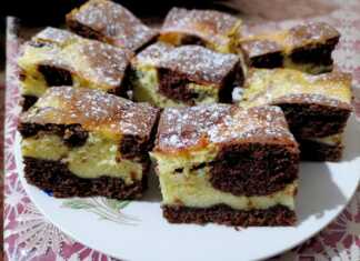 Μαρμάρινο κέικ με γλυκό τυρί!