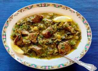 Αρνί φρικασέ με αβγολέμονο