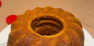 Φρούτο κέικ με κουβερτούρα