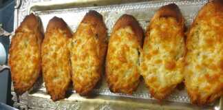 σκορδόψωμο με τυρί