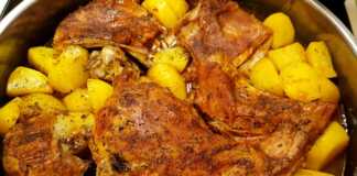 Κατσικάκι με πατάτες